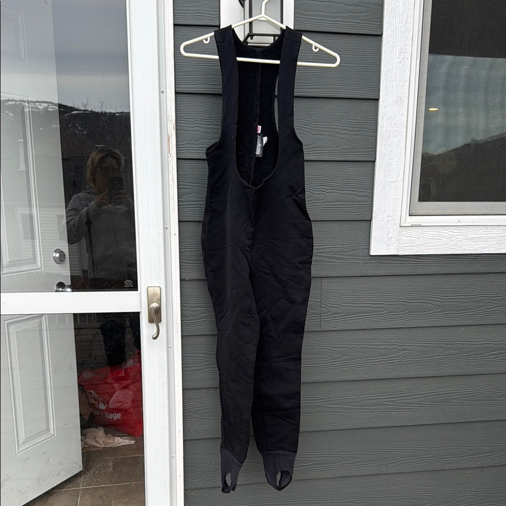 Ski pants overalls Black Insulated